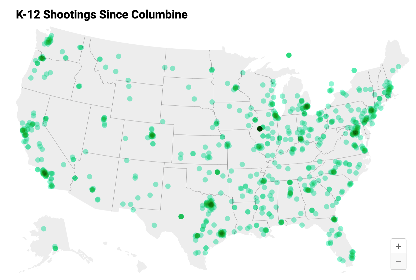 Restrictiveness of State Gun Laws is Associated with School Shootings